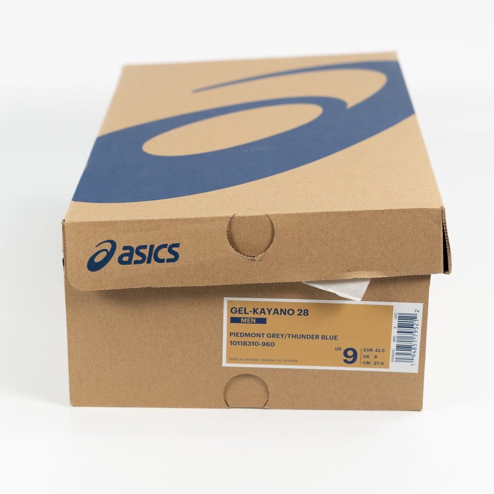 Asics Gel-Kayano 28 'Piedmont Grey Thunder Blue' 1011B310-960 Running Sneakers - Picture 10 of 15